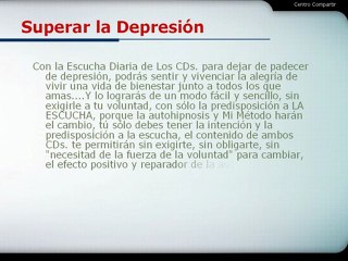 Terapia Psicológica - Depresión