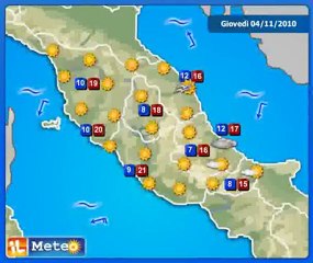 Meteo Italia 4/11/2010 - Previsioni by ilMeteo.it