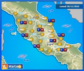 Meteo Italia 29/11/2010 - Previsioni by ilMeteo.it