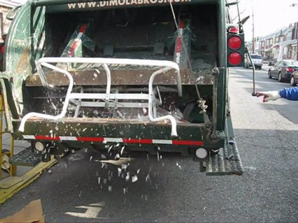 Exploding Glass Table on Video with Slow Motion. TrashitMan 718-326-6969