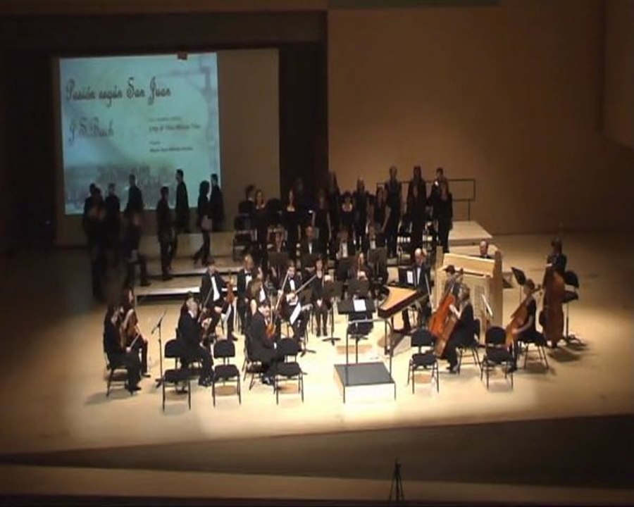 Pasion segun San Juan de J. S. Bach - Dir: Miguel Ángel Martínez Montés 1/12