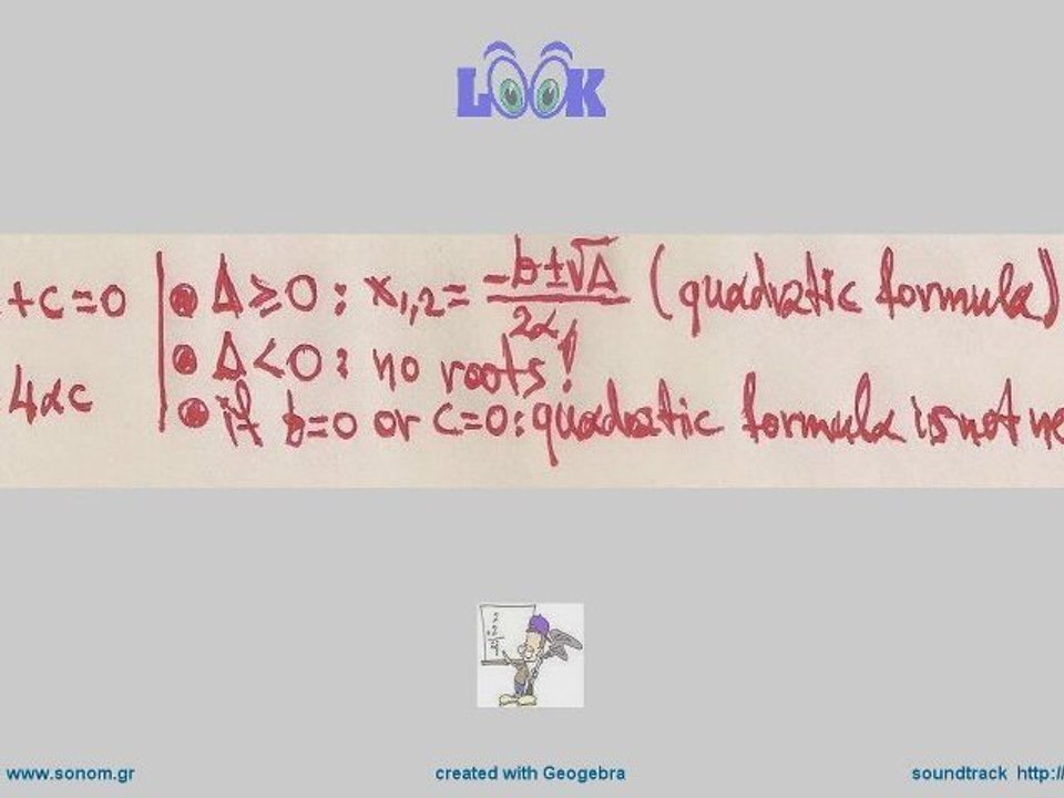 solving quadratic equations