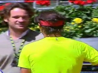 Nadal ya se entrena en la Caja Mágica para preparar el Masters de Madrid