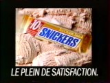 Publicité Barres glacées Snickers 1992