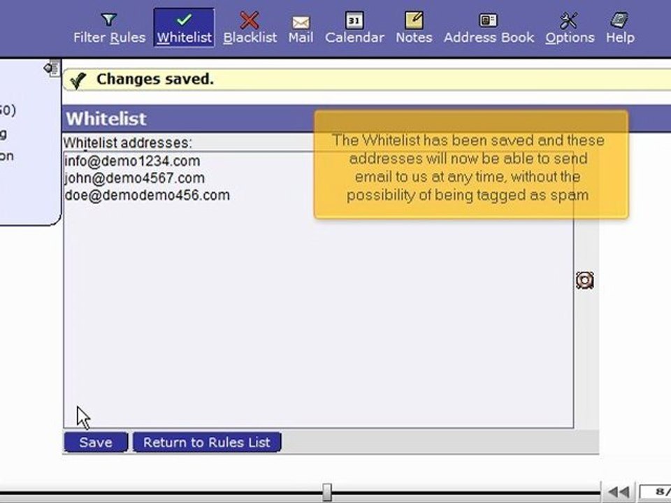 Setup email filters in Horde by VodaHost.com web hosting