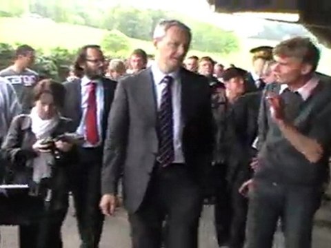 LE MINISTRE DE L'AGRICULTURE DANS UNE FERME EN HAUTE-SAONE