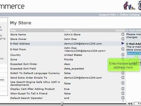 Configure your store in osCommerce by VodaHost.com web hosting