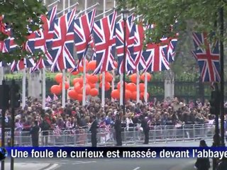 Mariage princier: arrivée de Victoria et David Beckham