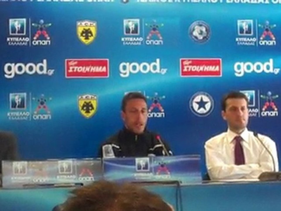 Συνέντευξη Τύπου για τον τελικό Κυπέλλου Ατρόμη...
