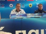 Συνέντευξη Τύπου για τον τελικό Κυπέλλου Ατρόμητος-ΑΕΚ