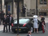 Kate Middleton's mother arrives at Westminster Abbey