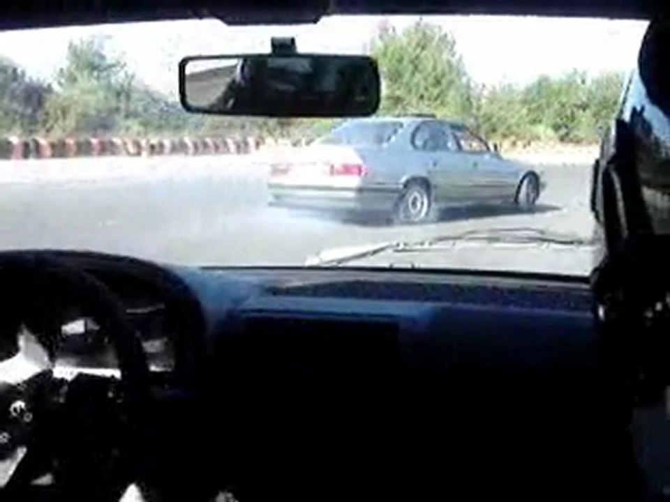 BMW 535i E34 drift merignac cox