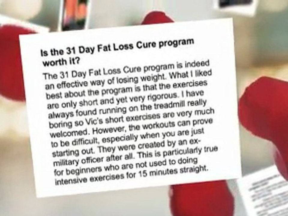   31 day fat loss cure scam