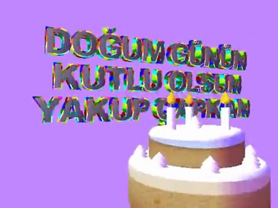 DOĞUM GÜNÜ KUTLAMA VİDEOSU