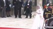 Kate llega a la Abadía de Westminster con bello vestido blanco