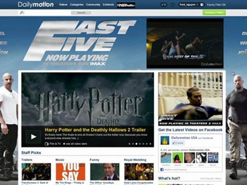Fast Five Video Masthead