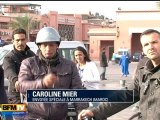 Rrecueillement après l’attentat de Marrakech