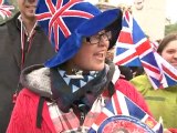 Royal superfans gather on the Mall