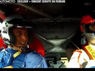 Vincent Cerutti en Ferrari pour Automoto