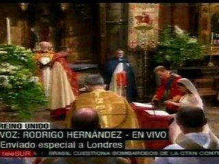 Boda real en medio de gran operativo de seguridad