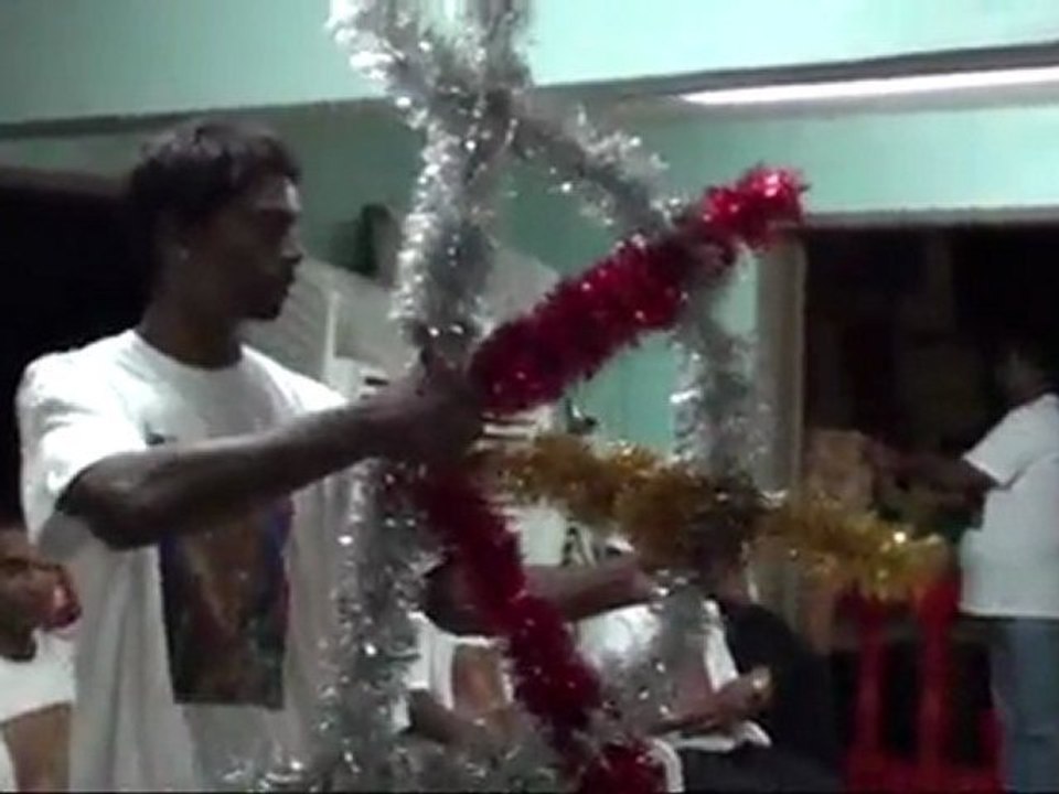 Répétition d'un "narlgon" à la chapelle la Misère, île de La Réunion