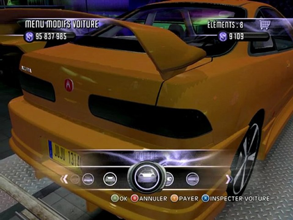 Juiced 2 Tuning Acura Integra Type-R