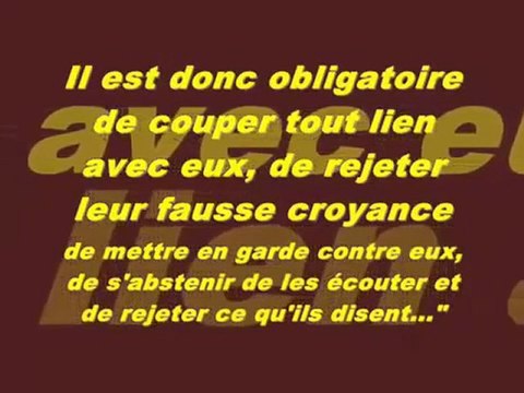 RAPPEL (islam innovation bid3a gourou secte ahbache chiisme)