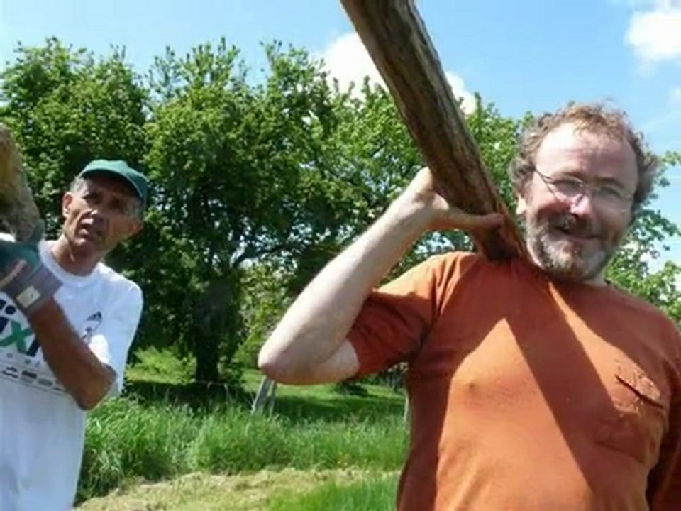 Travaux chez André et Anne-Marie le 24 avril 2011