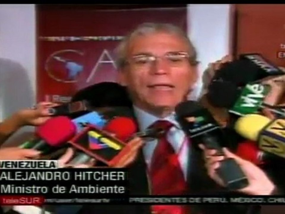 Cumbre de Medio Ambiente en Caracas