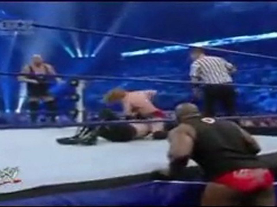 Justin Gabriel & Heath Slater vs Kane & Big Show 4-22-11