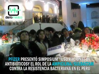 Profesor Hartmut Lode dicto simposium en Lima sobre resistencia bacteriana