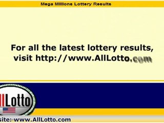 Mega Millions Lottery Drawing Results for April 29, 2011