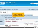 Send private messages in phpBB by VodaHost.com web hosting