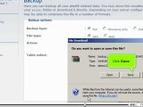 Backup your database in phpBB by VodaHost.com web hosting