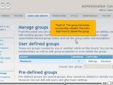 Manage groups in phpBB by VodaHost.com web hosting