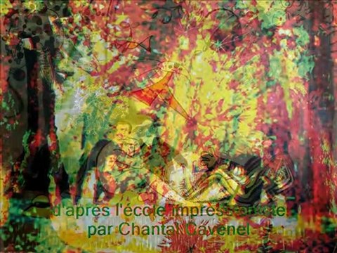 le dejeûner sur l'herbe;à la manière de..?