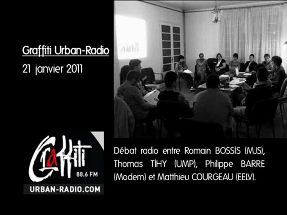 Débat politique sur Graffiti Urban-Radio - 20 janvier 2011 - Romain Bossis pour le MJS Vendée