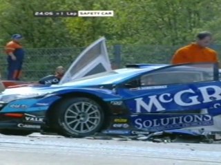 Eurocup Megane Trophy Spa 2011 big crash