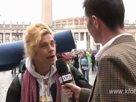 Frigide Barjot et Jean-Paul II