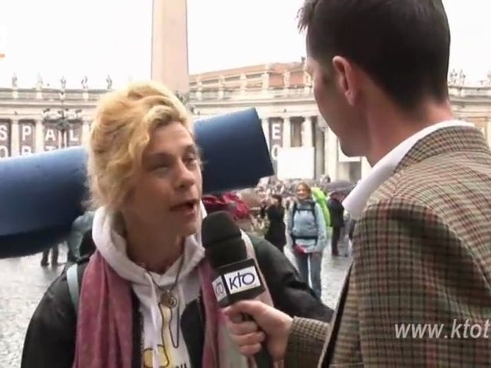 Frigide Barjot et Jean-Paul II