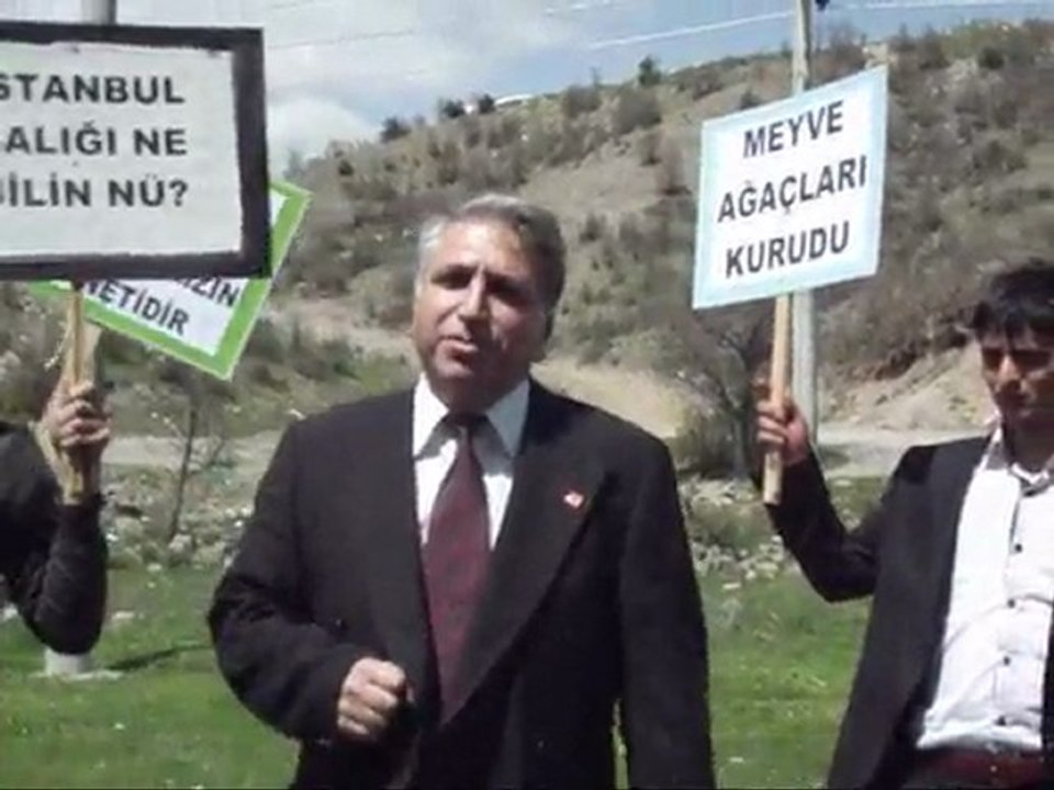 ASKİ PROTESTO EDİLDİ