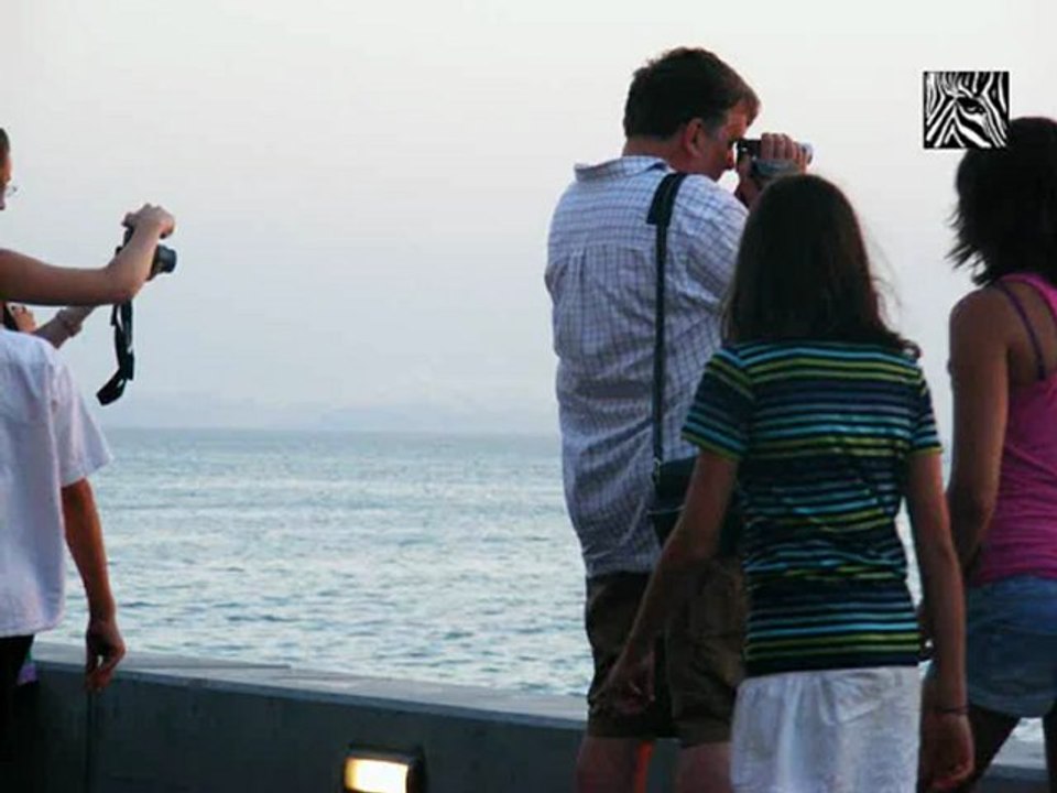 coucher de soleil à Capbreton