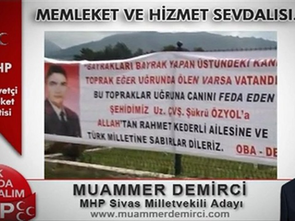 Sivas Milletvekili adayı Mummar demirci tanıtım