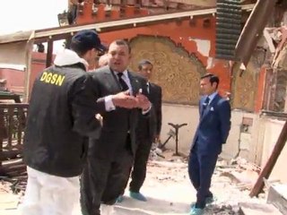 Marrakech: le roi Mohammed VI sur les lieux de l'attentat