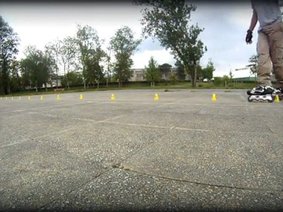 Juju, entrainement slalom freestyle (29/04/11)