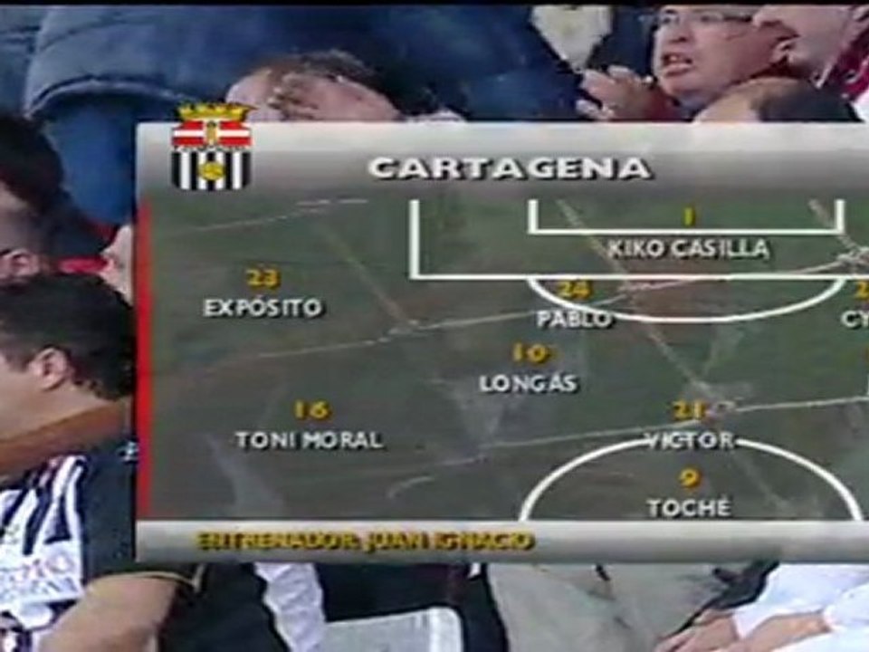 CMT. Liga Adelante 10-11: Albacete 1-2 Cartagena. Comienzo de la transmisión