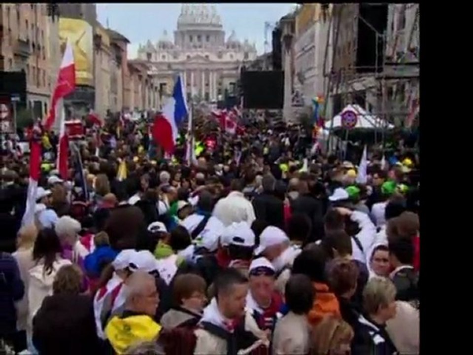 Un millón de personas visita Roma para la beatificación de Juan Pablo II