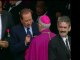 Llegada de Berlusconi al Vaticano