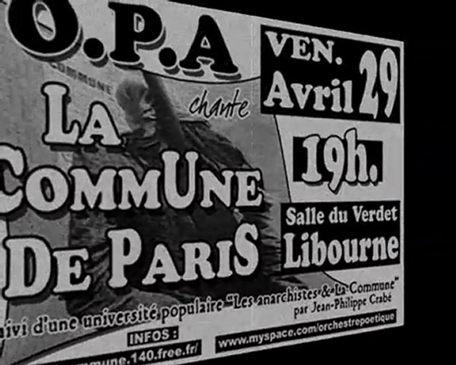 "La Commune est en lutte" - O.P.A chante La Commune - Impro 1