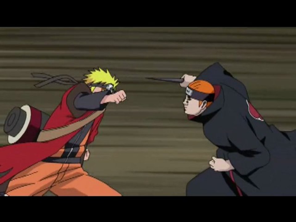 Beta Naruto vs Pain.